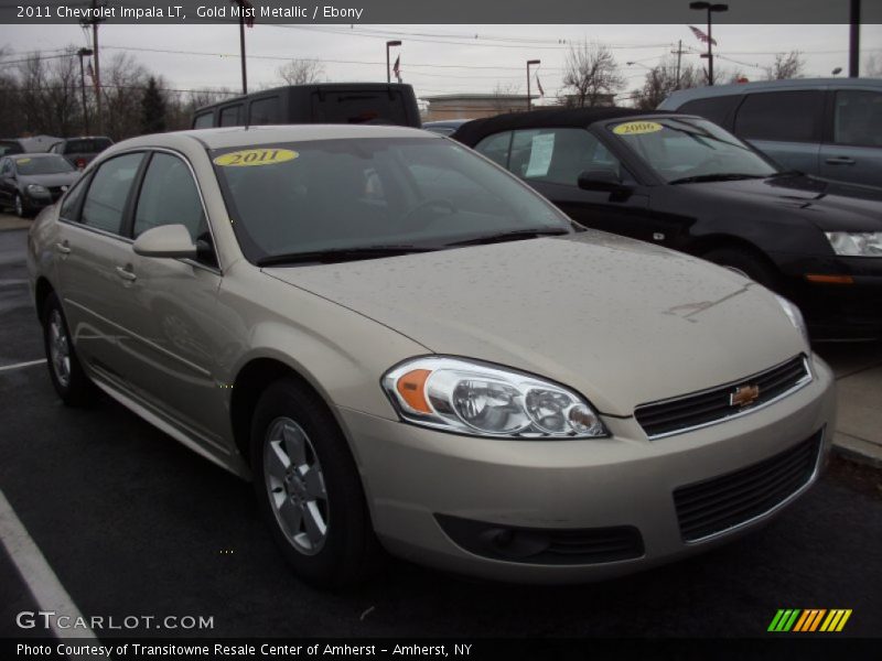 Gold Mist Metallic / Ebony 2011 Chevrolet Impala LT