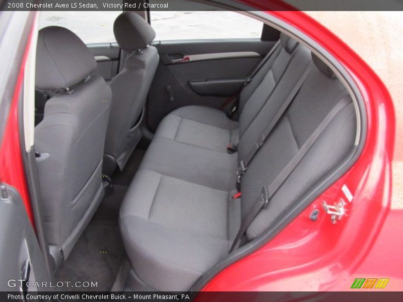 Victory Red / Charcoal 2008 Chevrolet Aveo LS Sedan