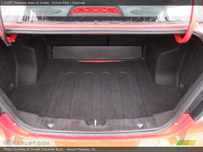 Victory Red / Charcoal 2008 Chevrolet Aveo LS Sedan