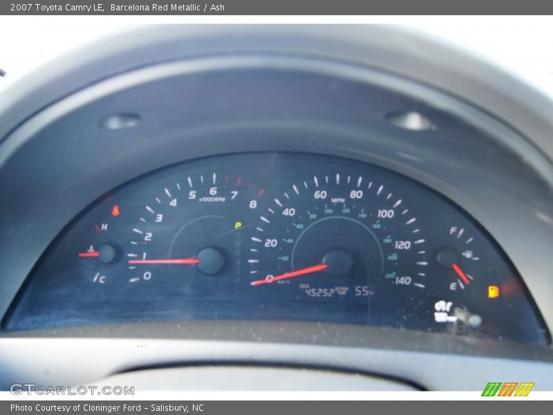 Barcelona Red Metallic / Ash 2007 Toyota Camry LE