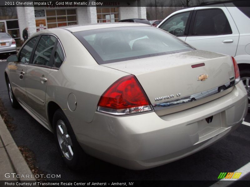 Gold Mist Metallic / Ebony 2011 Chevrolet Impala LT