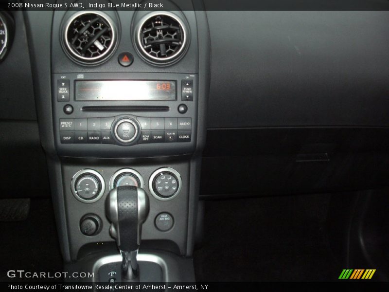 Indigo Blue Metallic / Black 2008 Nissan Rogue S AWD