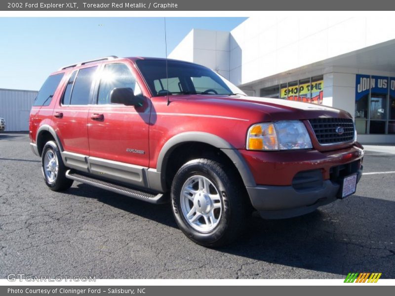 Toreador Red Metallic / Graphite 2002 Ford Explorer XLT