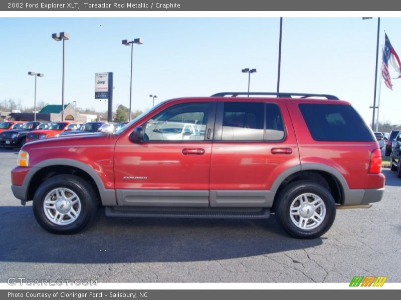 Toreador Red Metallic / Graphite 2002 Ford Explorer XLT