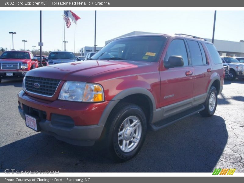 Toreador Red Metallic / Graphite 2002 Ford Explorer XLT
