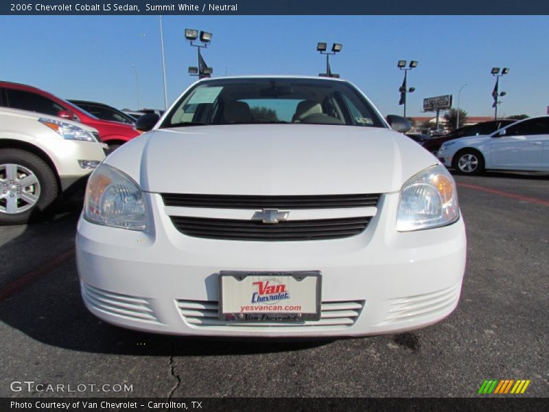 Summit White / Neutral 2006 Chevrolet Cobalt LS Sedan