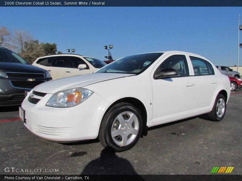 Summit White / Neutral 2006 Chevrolet Cobalt LS Sedan