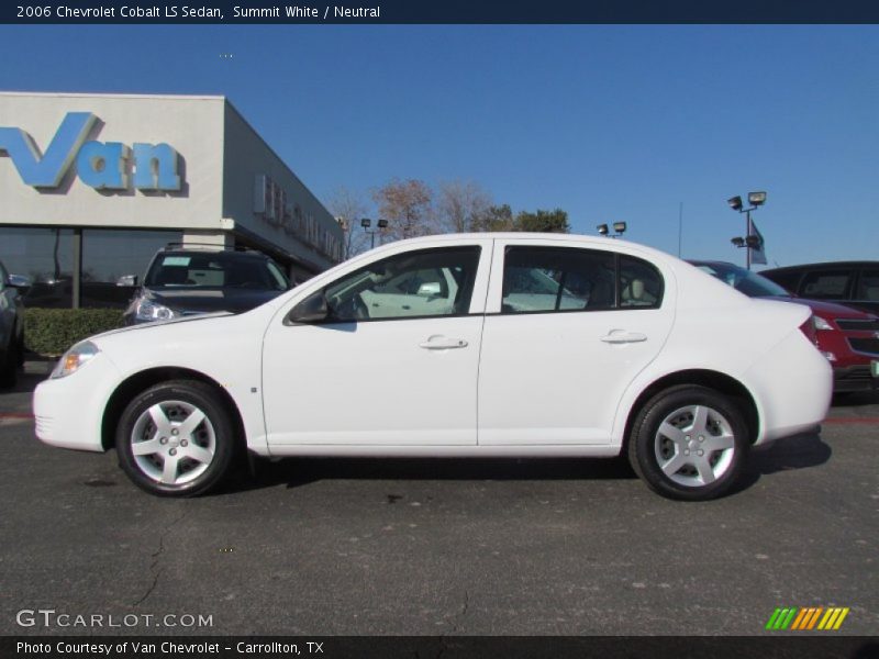Summit White / Neutral 2006 Chevrolet Cobalt LS Sedan