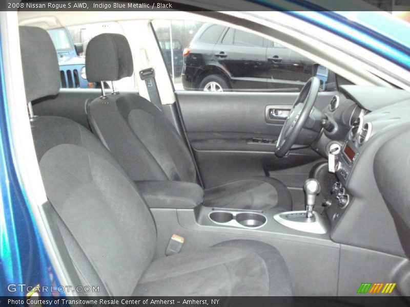 Indigo Blue Metallic / Black 2008 Nissan Rogue S AWD