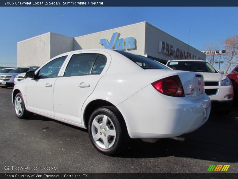 Summit White / Neutral 2006 Chevrolet Cobalt LS Sedan