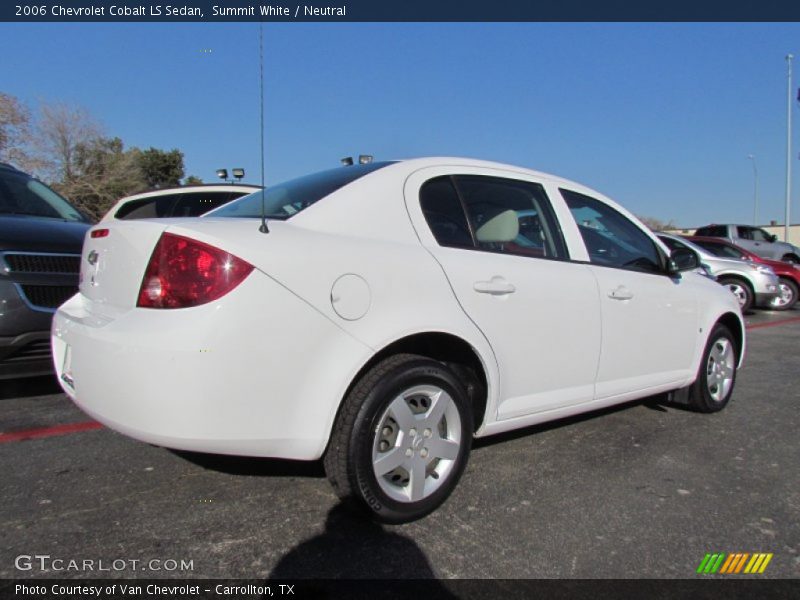 Summit White / Neutral 2006 Chevrolet Cobalt LS Sedan