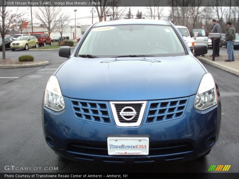 Indigo Blue Metallic / Black 2008 Nissan Rogue S AWD