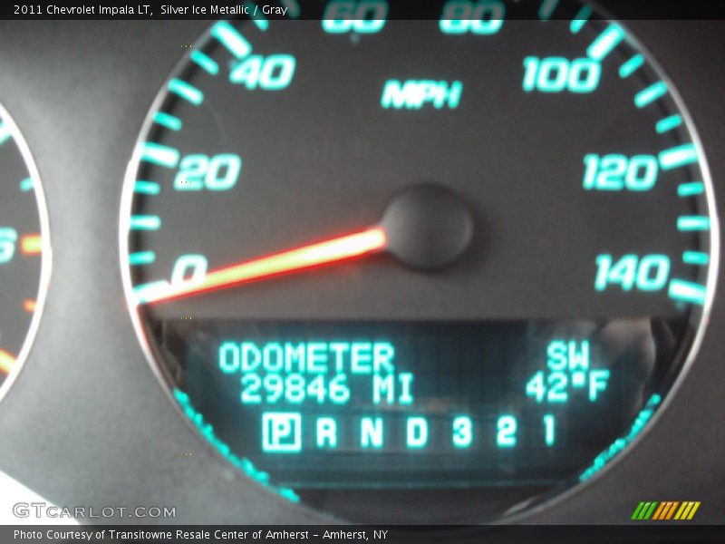 Silver Ice Metallic / Gray 2011 Chevrolet Impala LT