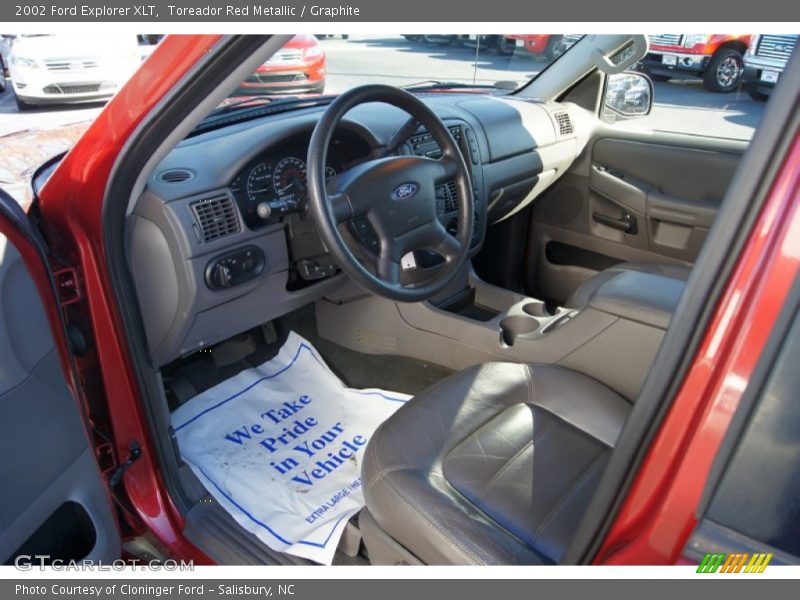 Toreador Red Metallic / Graphite 2002 Ford Explorer XLT