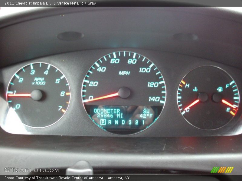 Silver Ice Metallic / Gray 2011 Chevrolet Impala LT