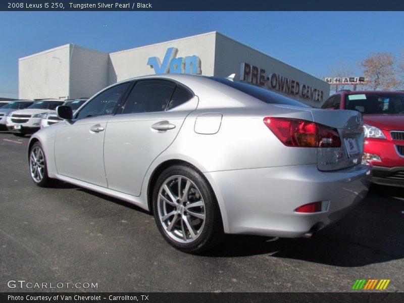 Tungsten Silver Pearl / Black 2008 Lexus IS 250