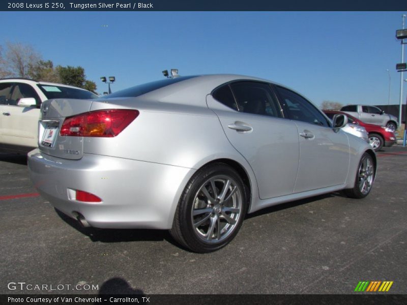 Tungsten Silver Pearl / Black 2008 Lexus IS 250