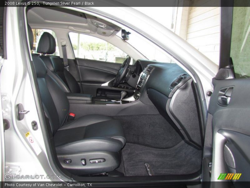 Tungsten Silver Pearl / Black 2008 Lexus IS 250