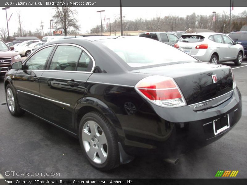 Black Onyx / Morocco Brown 2007 Saturn Aura XE