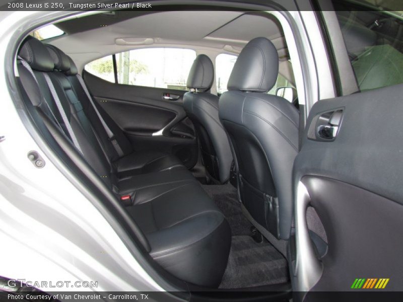 Tungsten Silver Pearl / Black 2008 Lexus IS 250