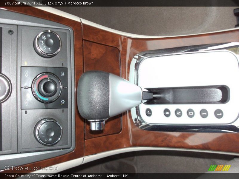 Black Onyx / Morocco Brown 2007 Saturn Aura XE