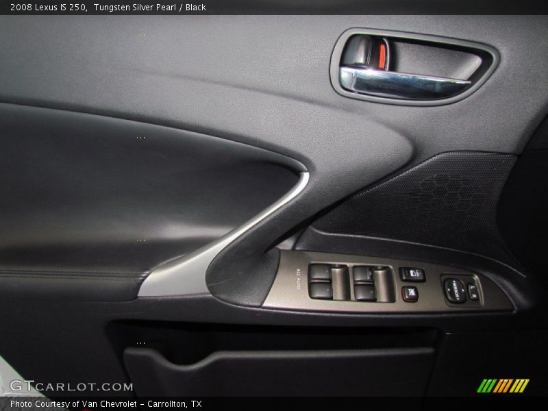 Tungsten Silver Pearl / Black 2008 Lexus IS 250