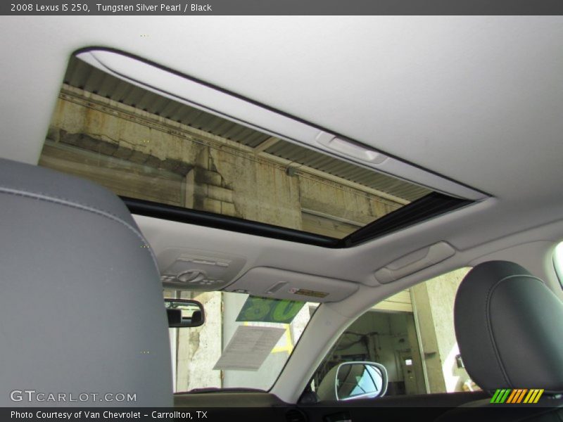 Tungsten Silver Pearl / Black 2008 Lexus IS 250