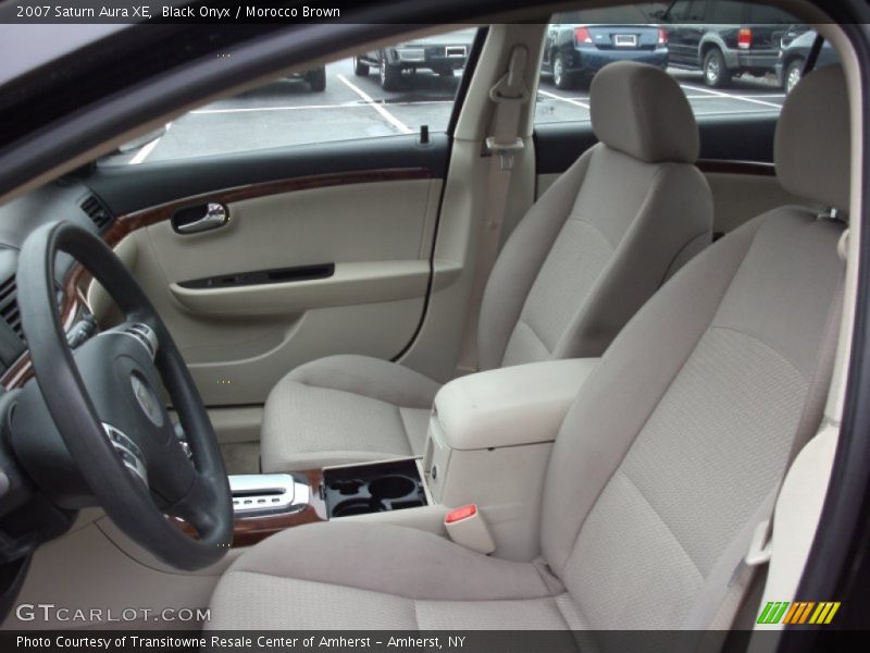Black Onyx / Morocco Brown 2007 Saturn Aura XE