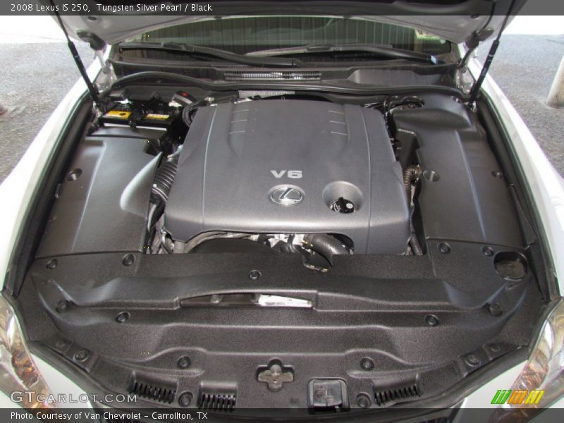 Tungsten Silver Pearl / Black 2008 Lexus IS 250