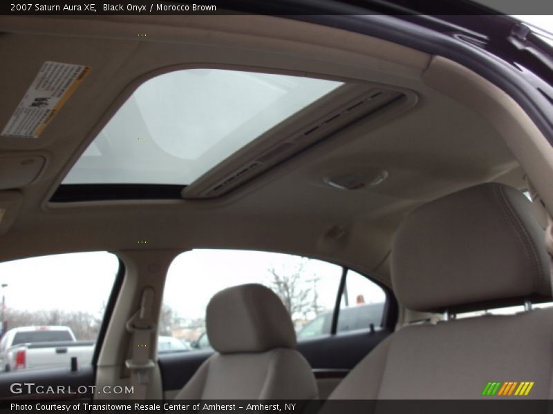 Black Onyx / Morocco Brown 2007 Saturn Aura XE