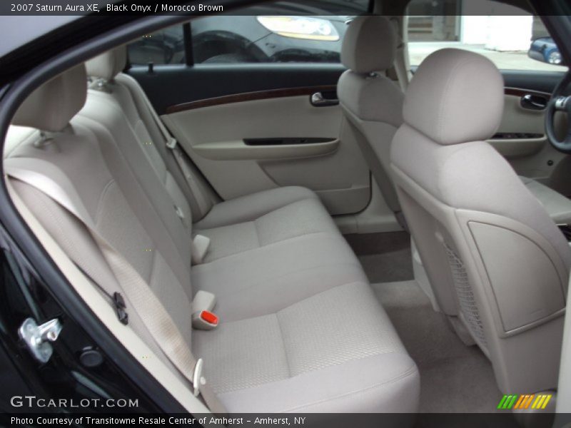 Black Onyx / Morocco Brown 2007 Saturn Aura XE