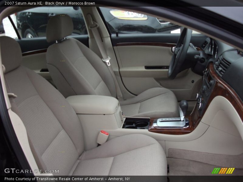 Black Onyx / Morocco Brown 2007 Saturn Aura XE
