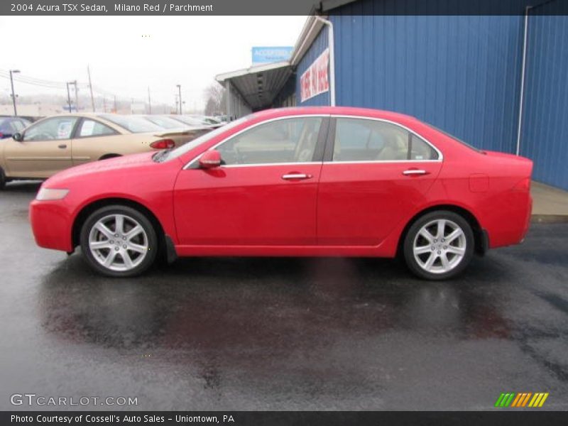  2004 TSX Sedan Milano Red