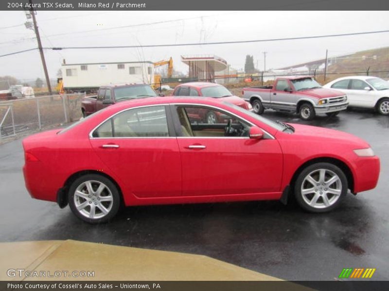 Milano Red / Parchment 2004 Acura TSX Sedan
