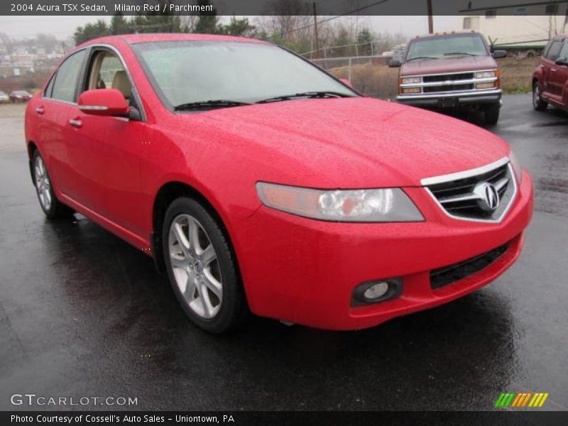 Front 3/4 View of 2004 TSX Sedan