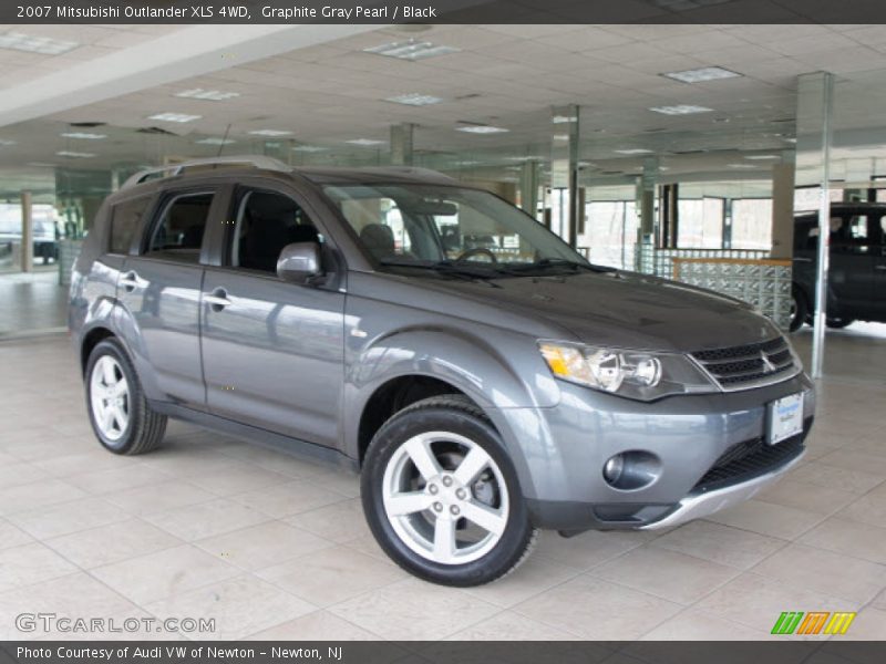 Graphite Gray Pearl / Black 2007 Mitsubishi Outlander XLS 4WD