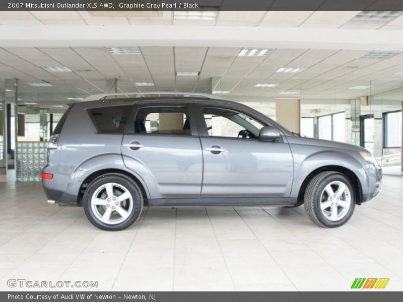 Graphite Gray Pearl / Black 2007 Mitsubishi Outlander XLS 4WD