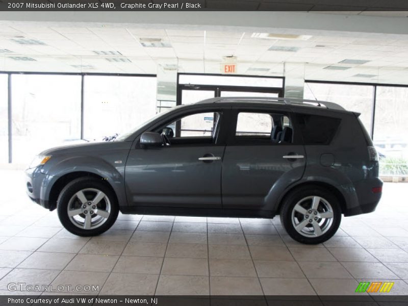 Graphite Gray Pearl / Black 2007 Mitsubishi Outlander XLS 4WD