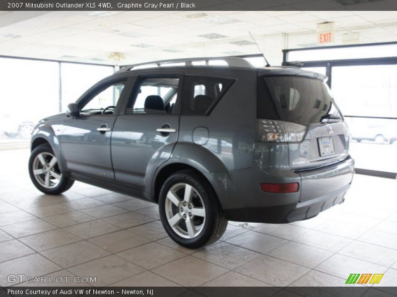 Graphite Gray Pearl / Black 2007 Mitsubishi Outlander XLS 4WD