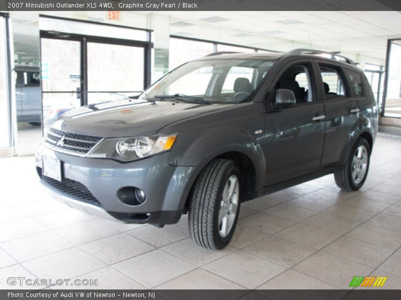 Graphite Gray Pearl / Black 2007 Mitsubishi Outlander XLS 4WD
