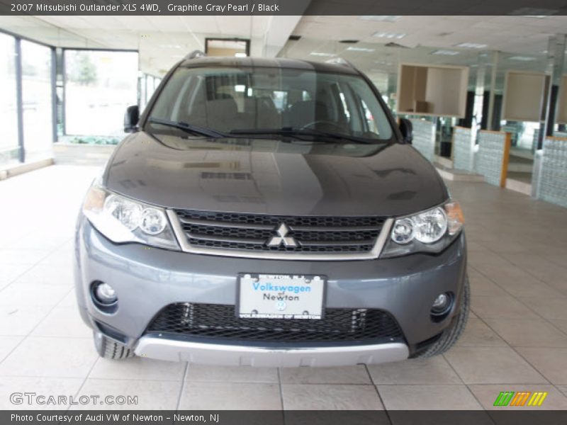 Graphite Gray Pearl / Black 2007 Mitsubishi Outlander XLS 4WD