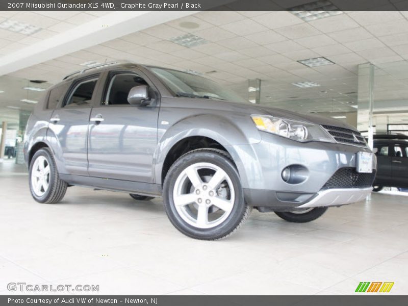 Graphite Gray Pearl / Black 2007 Mitsubishi Outlander XLS 4WD