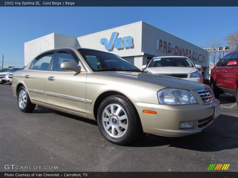 Gold Beige / Beige 2002 Kia Optima SE