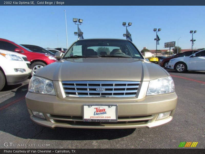 Gold Beige / Beige 2002 Kia Optima SE