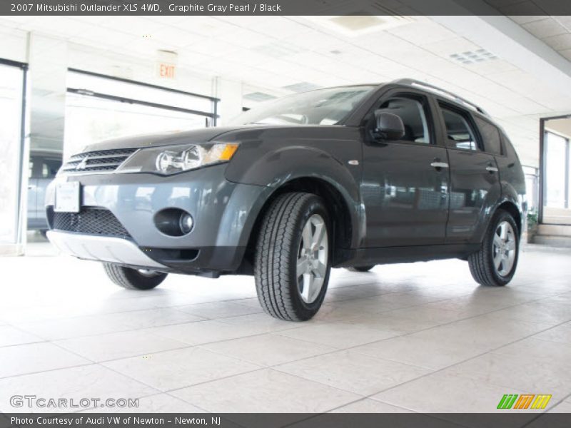 Graphite Gray Pearl / Black 2007 Mitsubishi Outlander XLS 4WD