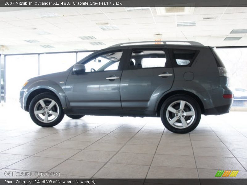 Graphite Gray Pearl / Black 2007 Mitsubishi Outlander XLS 4WD