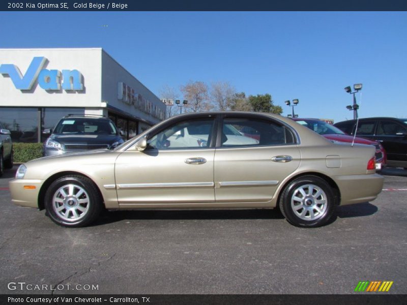 Gold Beige / Beige 2002 Kia Optima SE