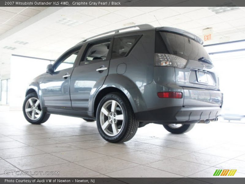 Graphite Gray Pearl / Black 2007 Mitsubishi Outlander XLS 4WD