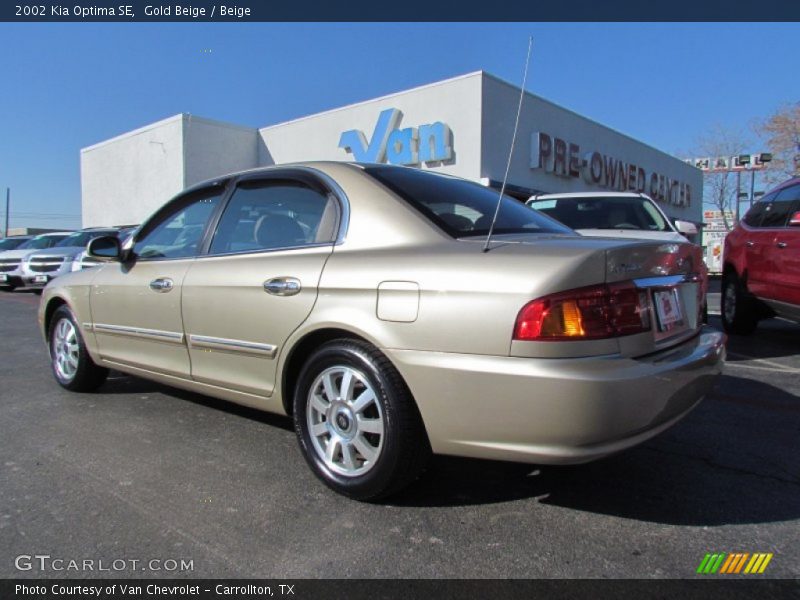 Gold Beige / Beige 2002 Kia Optima SE