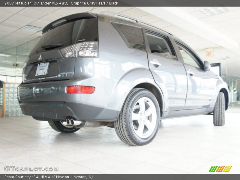 Graphite Gray Pearl / Black 2007 Mitsubishi Outlander XLS 4WD